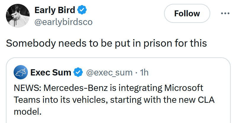 Tweet reading 'Somebody needs to be put in prison for this'