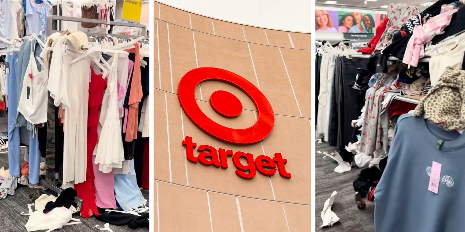 A messy Target store sparks debate customer behavior