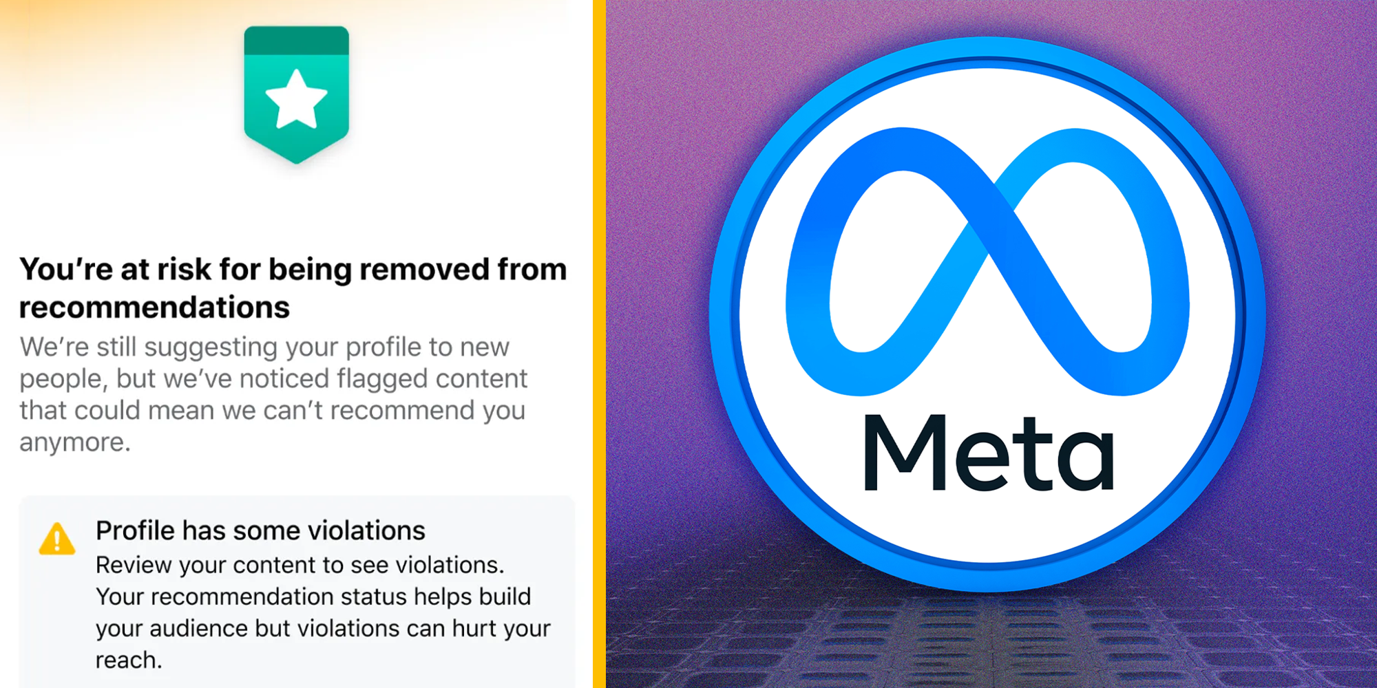 meta demonetized reposted content