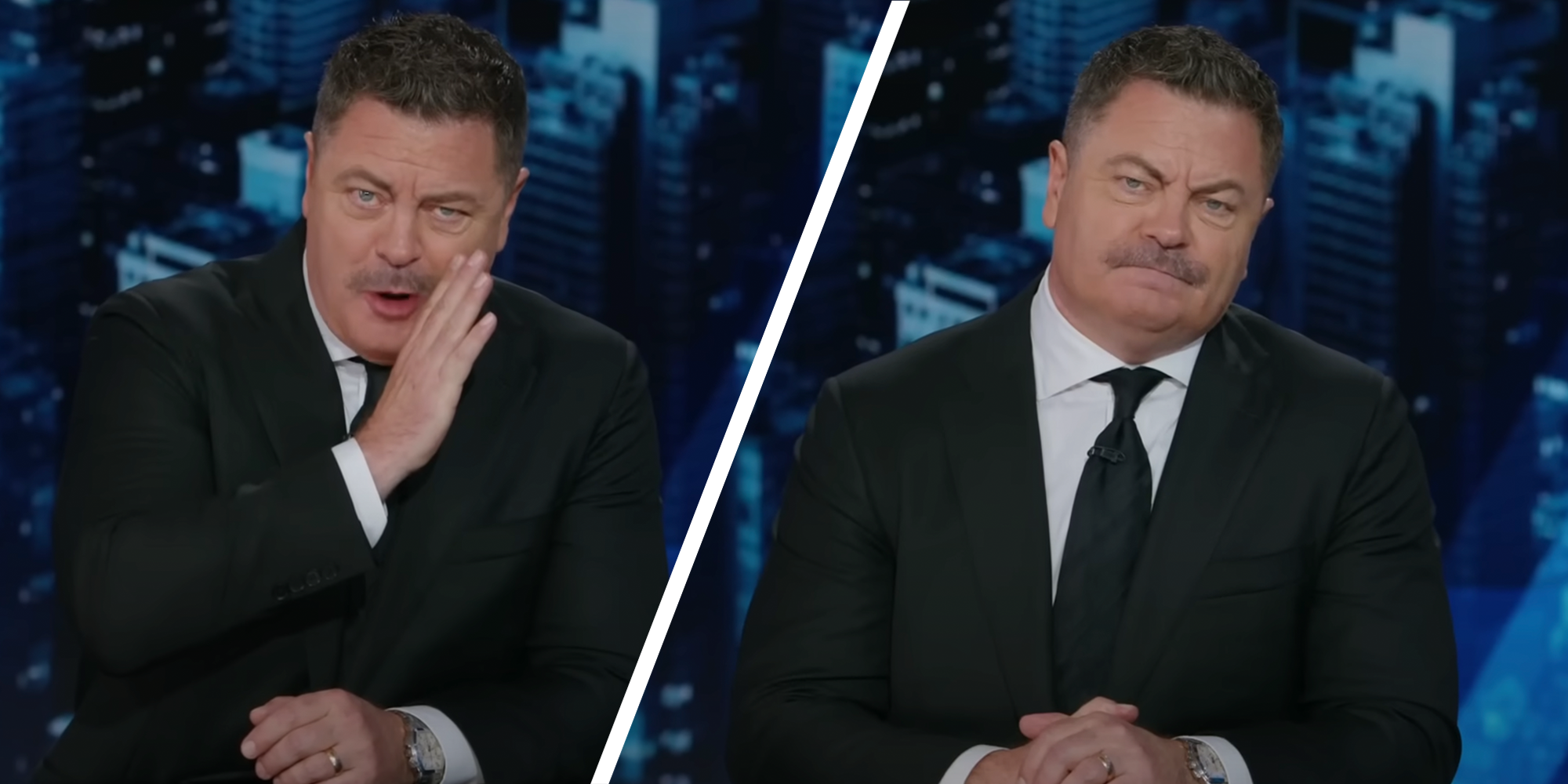 nick offerman defends national parks on daily show