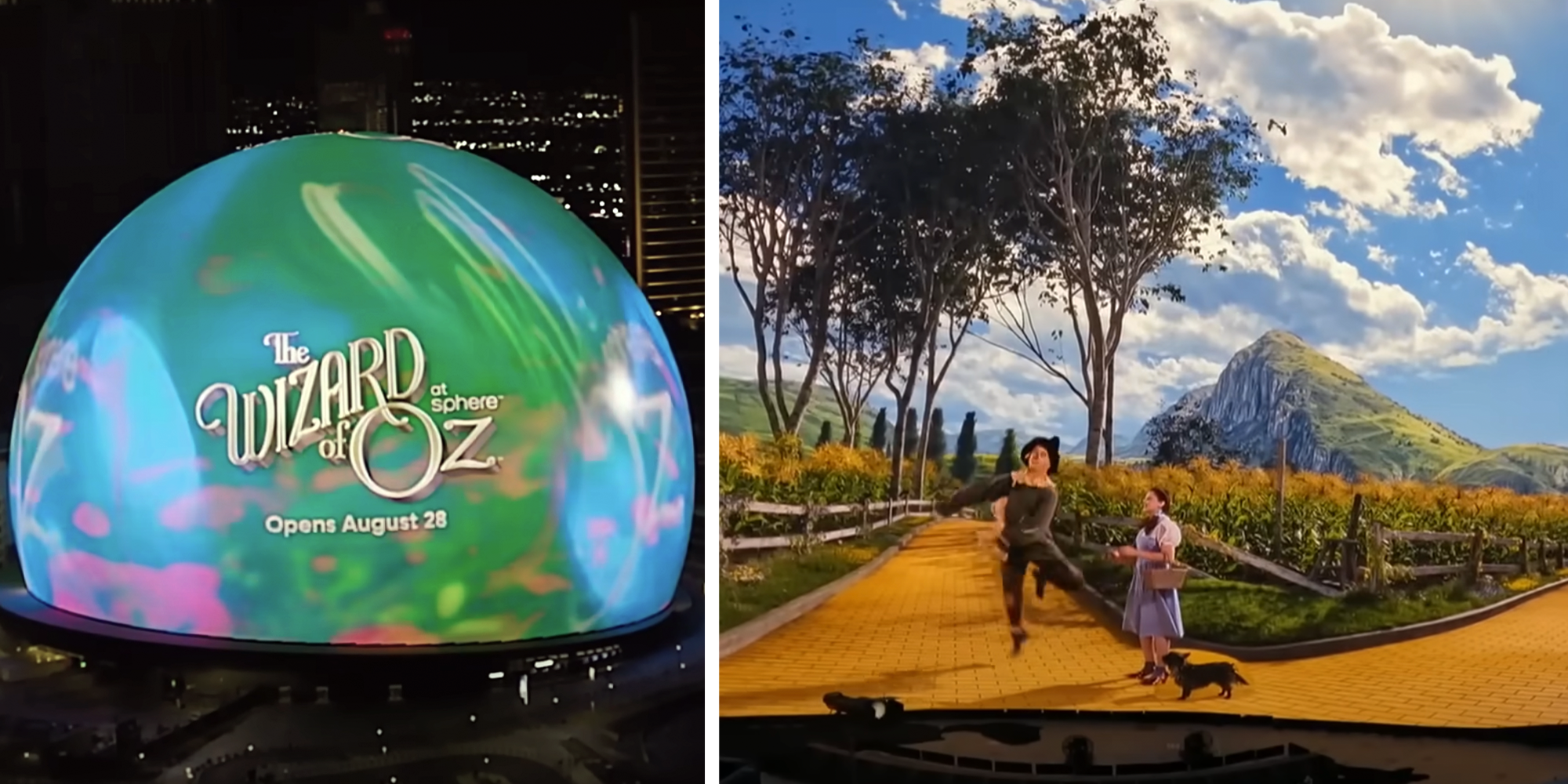 wizard of oz ai at the sphere