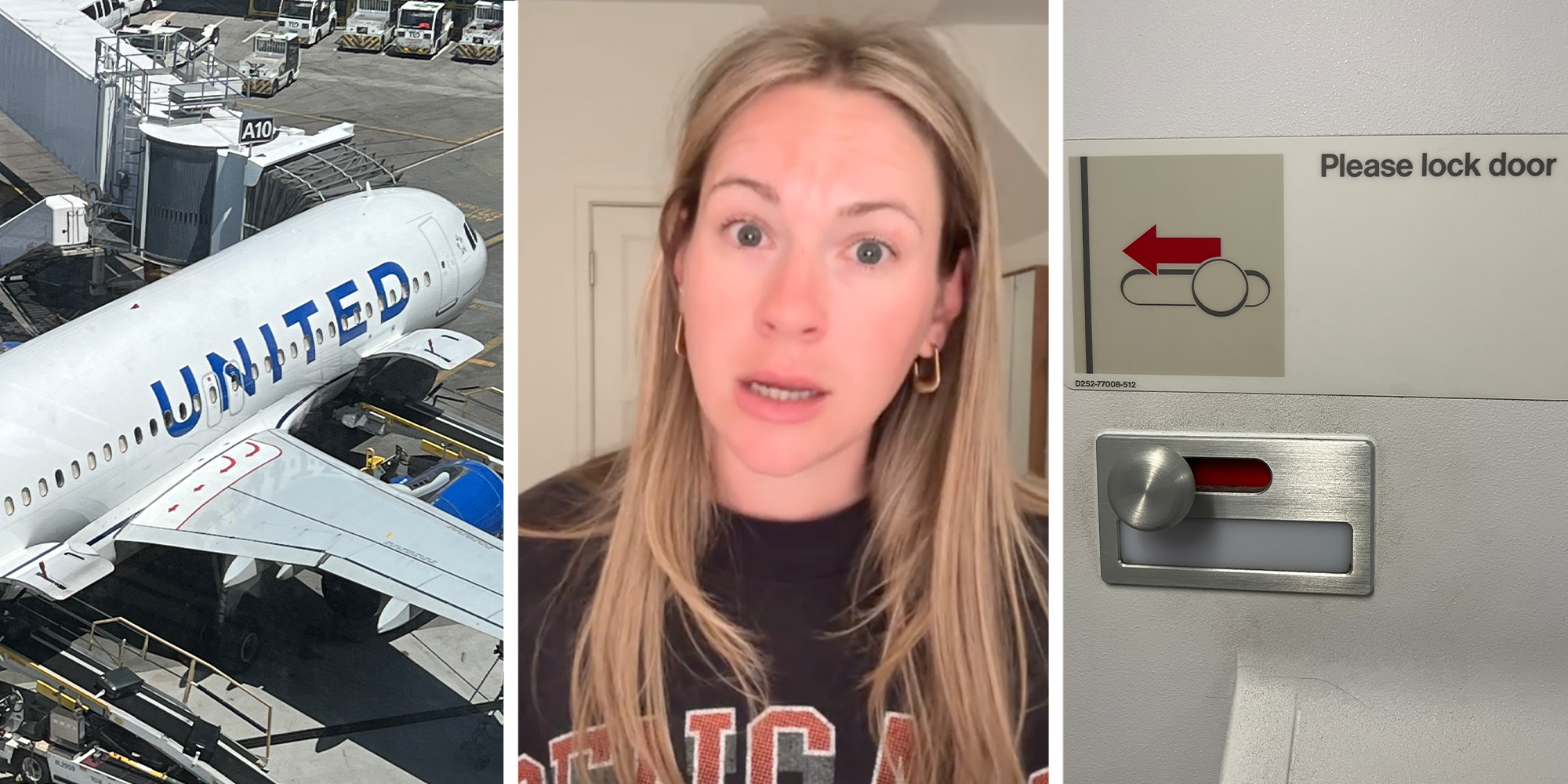 woman stuck in airplane bathroom delays flight