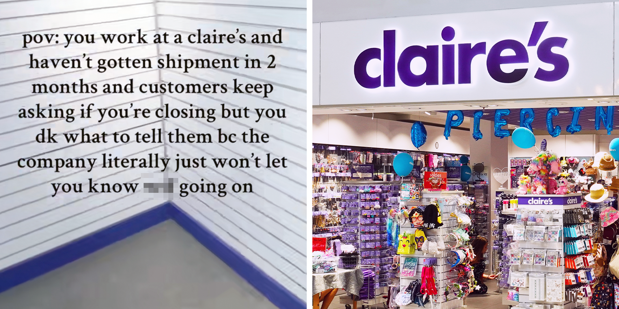 claires closing employee post bankruptcy