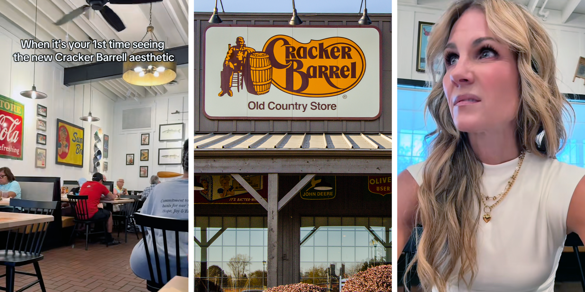 cracker barrel renovated brighter remodel reactions