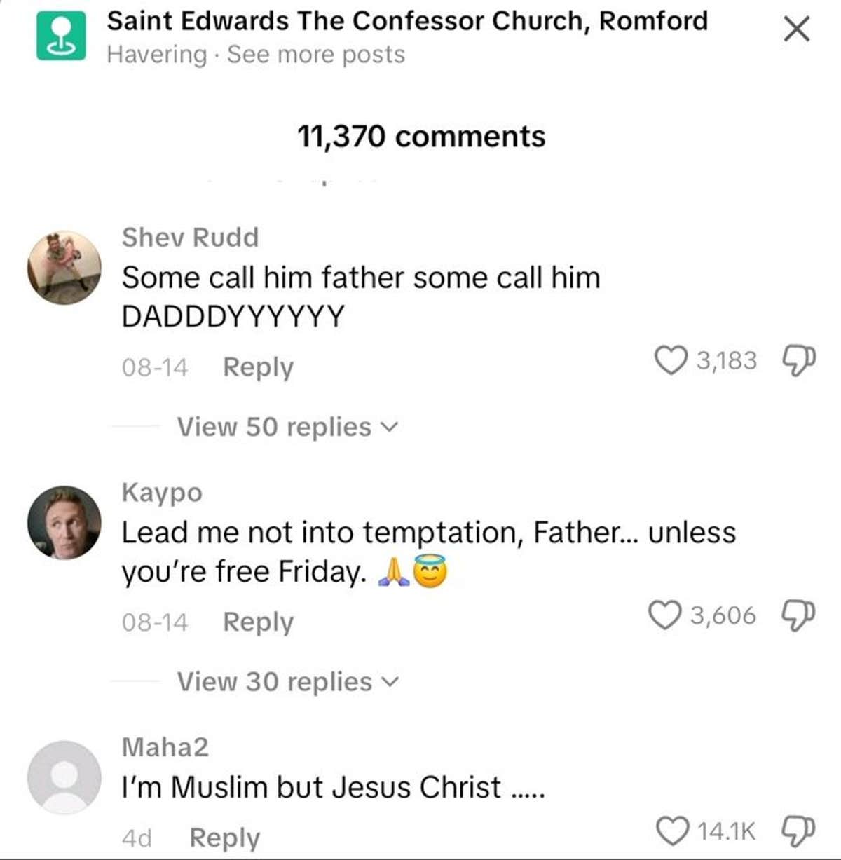 This church introduced a "hot priest"—the comments were so thirsty ...