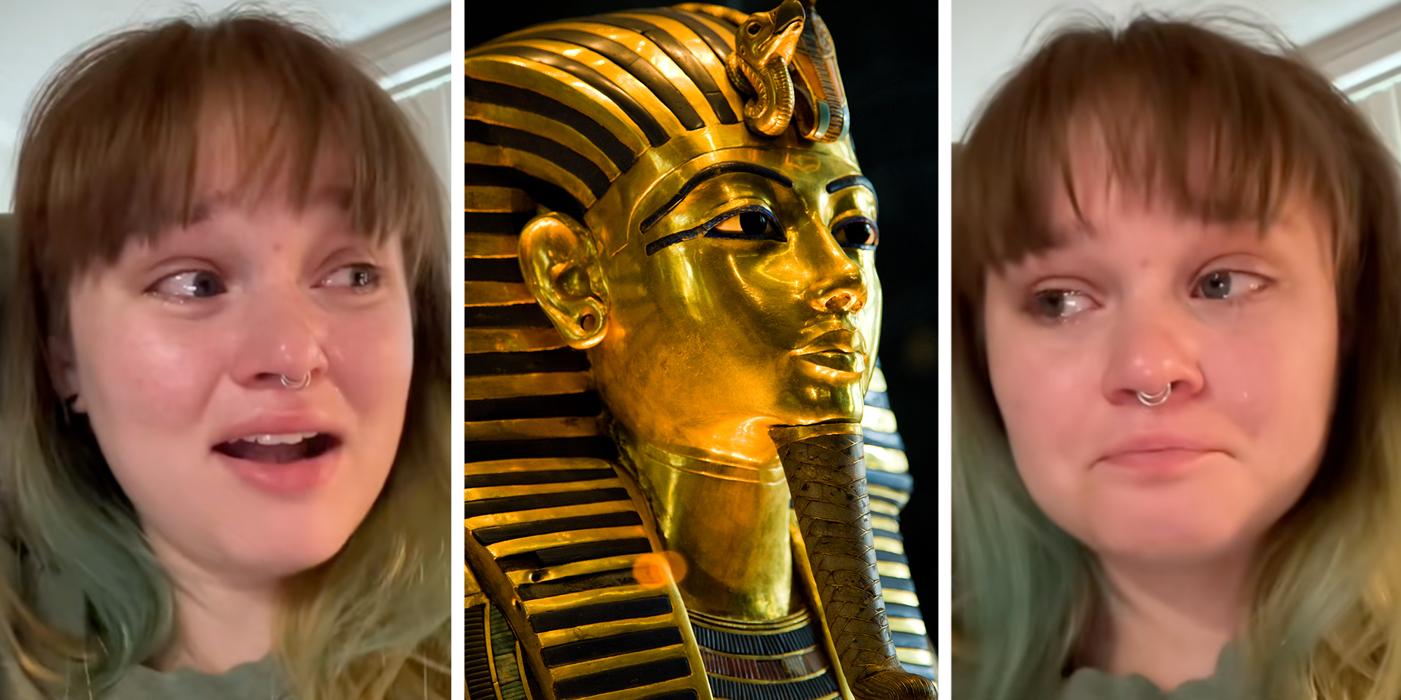 king tut tiktoker cries