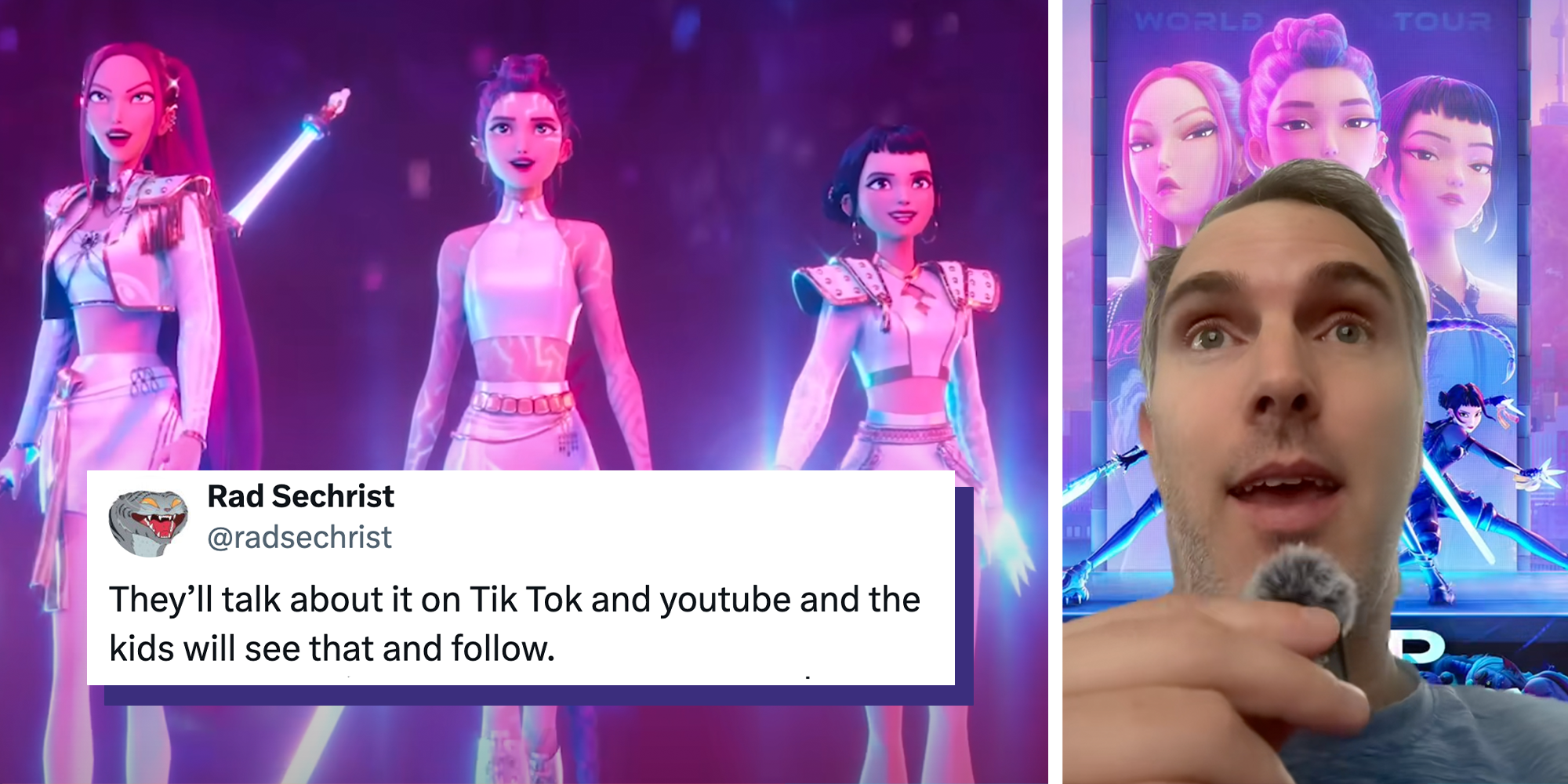 kpop demon hunters youtube 20 year olds kid movies