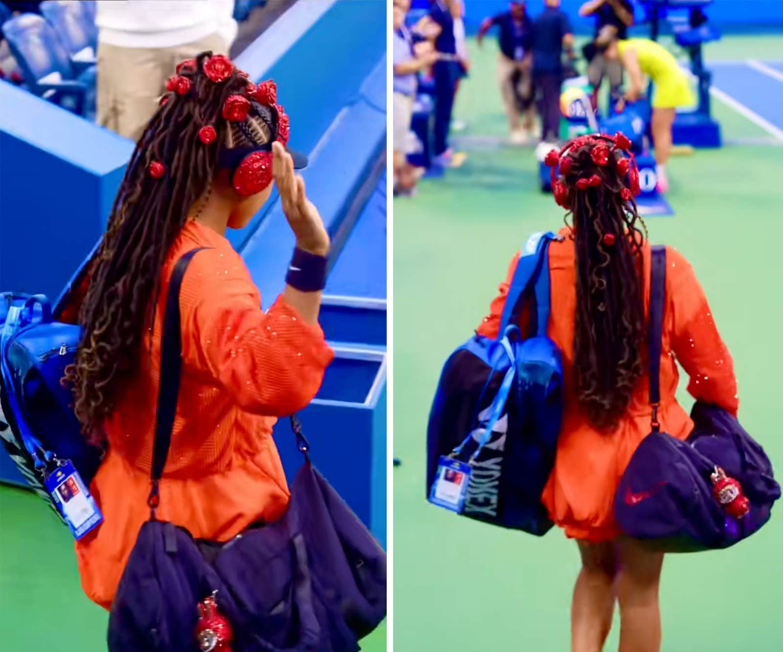 Did naomi osaka bring a labubu to the u s open 