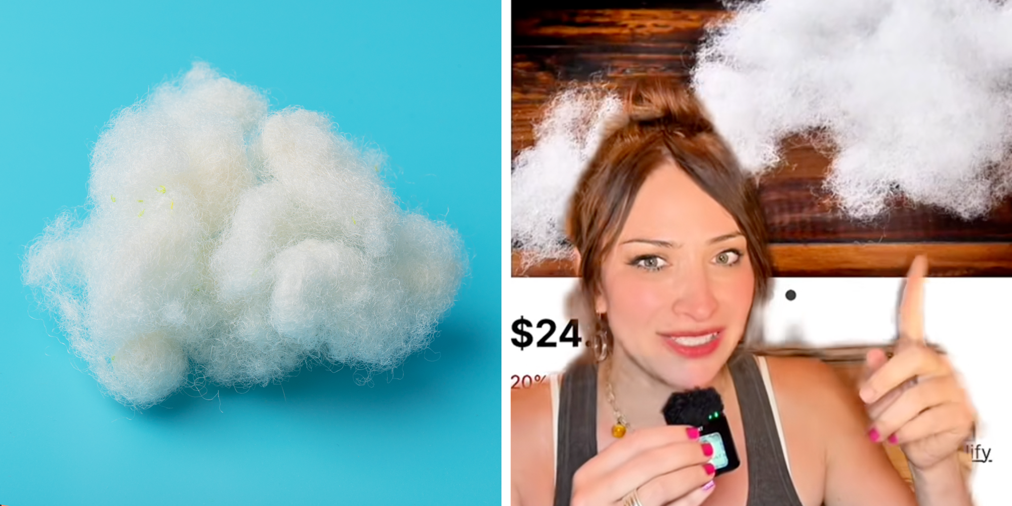 polyester fill tiktok