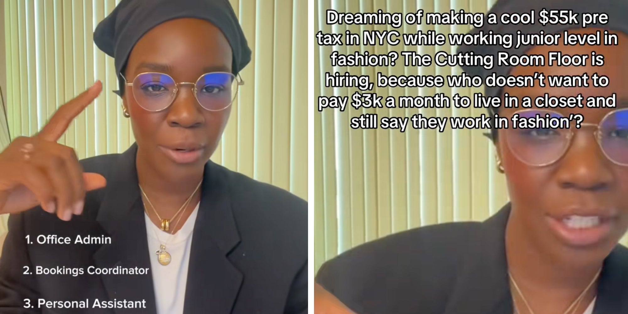 Fashion podcaster Recho Omondi, host of The Cutting Room Floor.