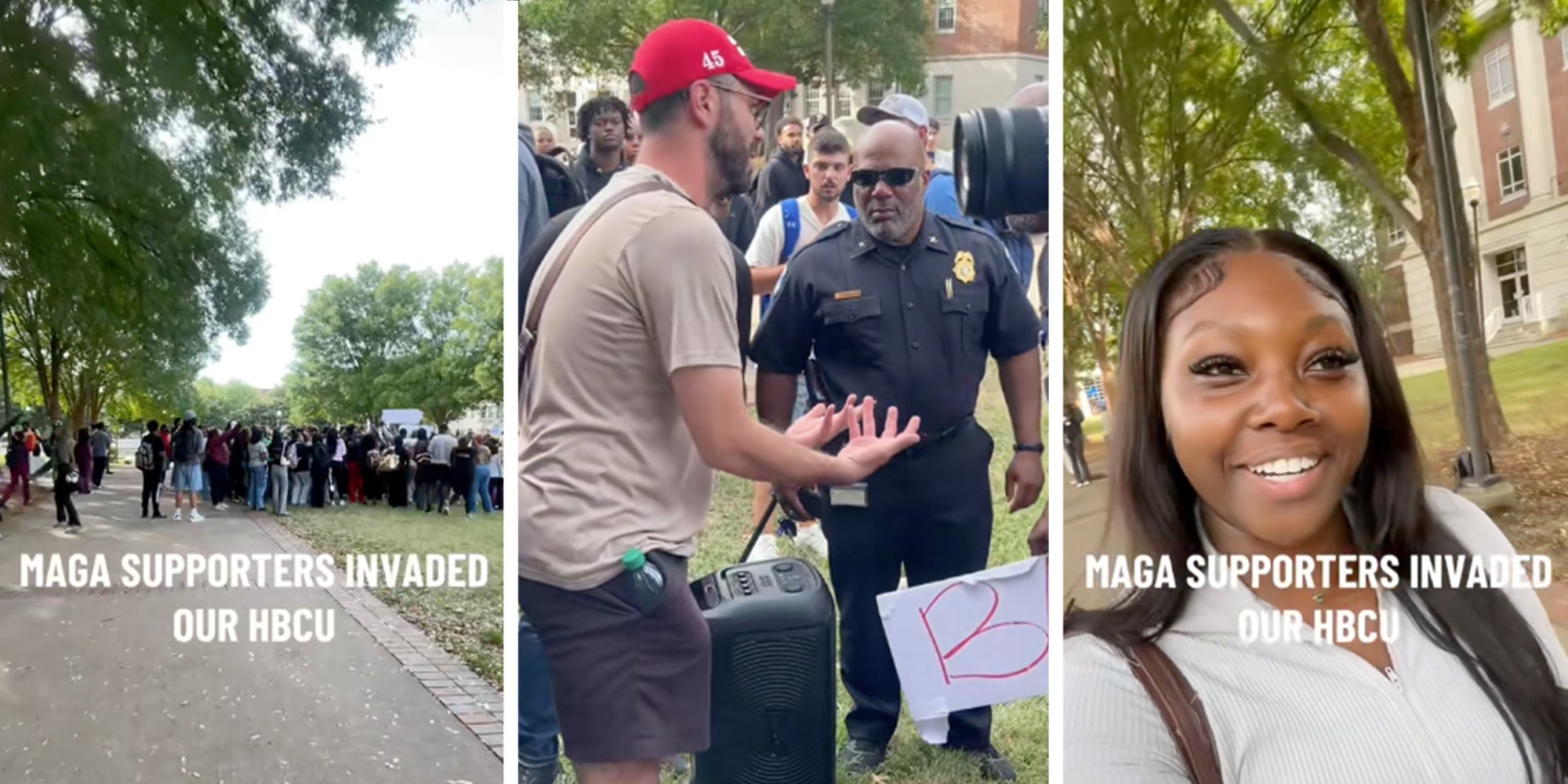 Confrontation unfolds on Tennessee State University campus between MAGA debaters and HBCU students.