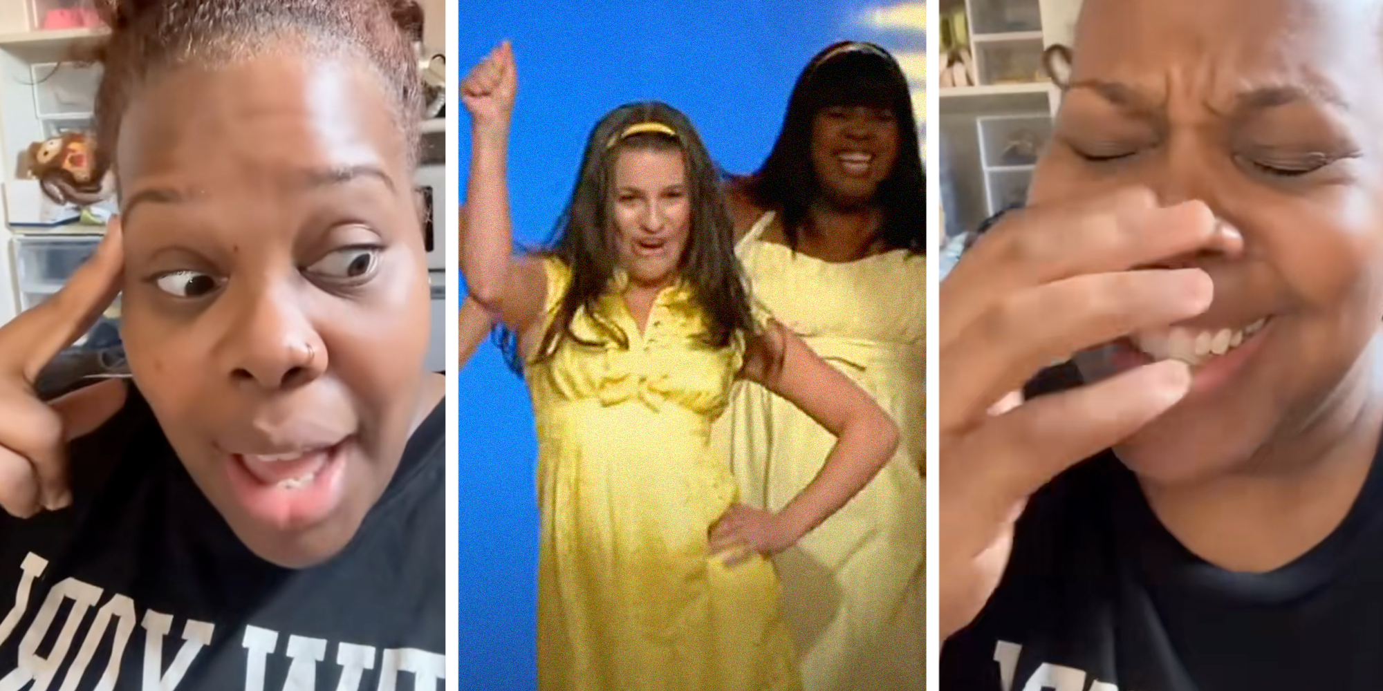 amber riley reacts to glee tattoo