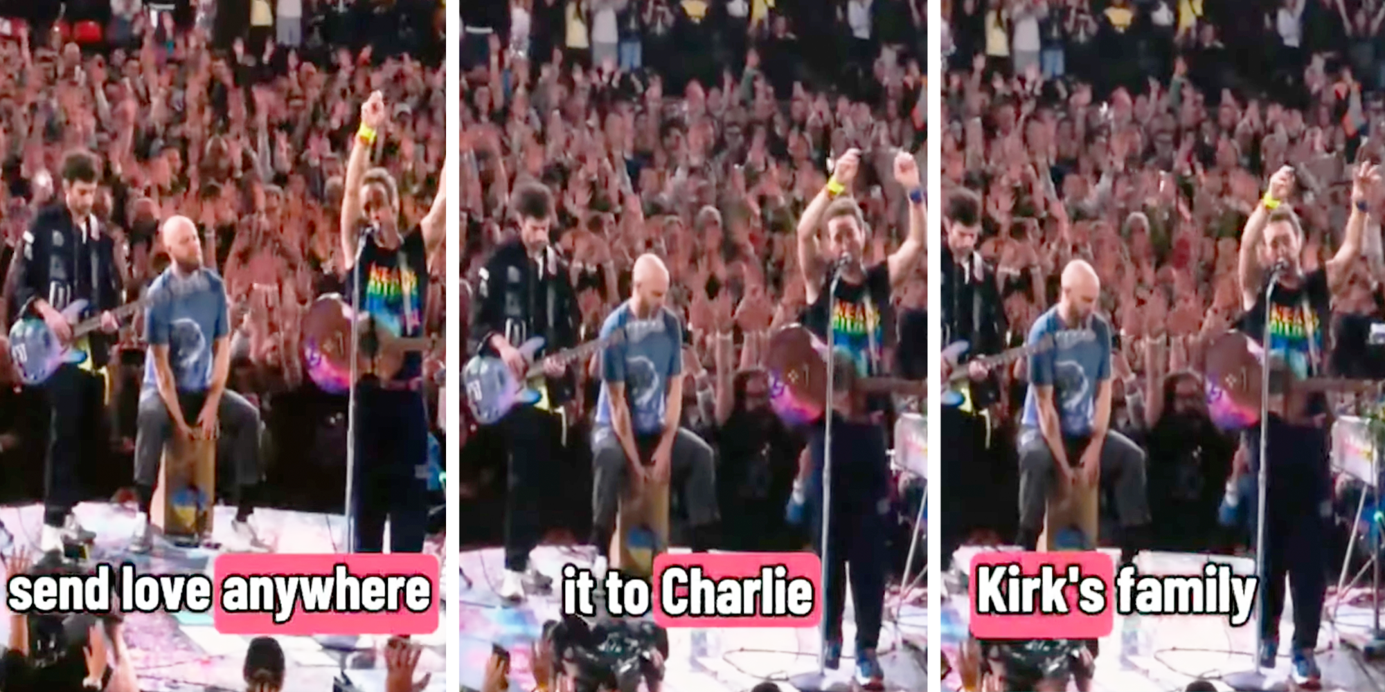 “Thought they were better than that”: Fans react to Coldplay’s Chris Martin asking audience to “send love” to Charlie Kirk’s family