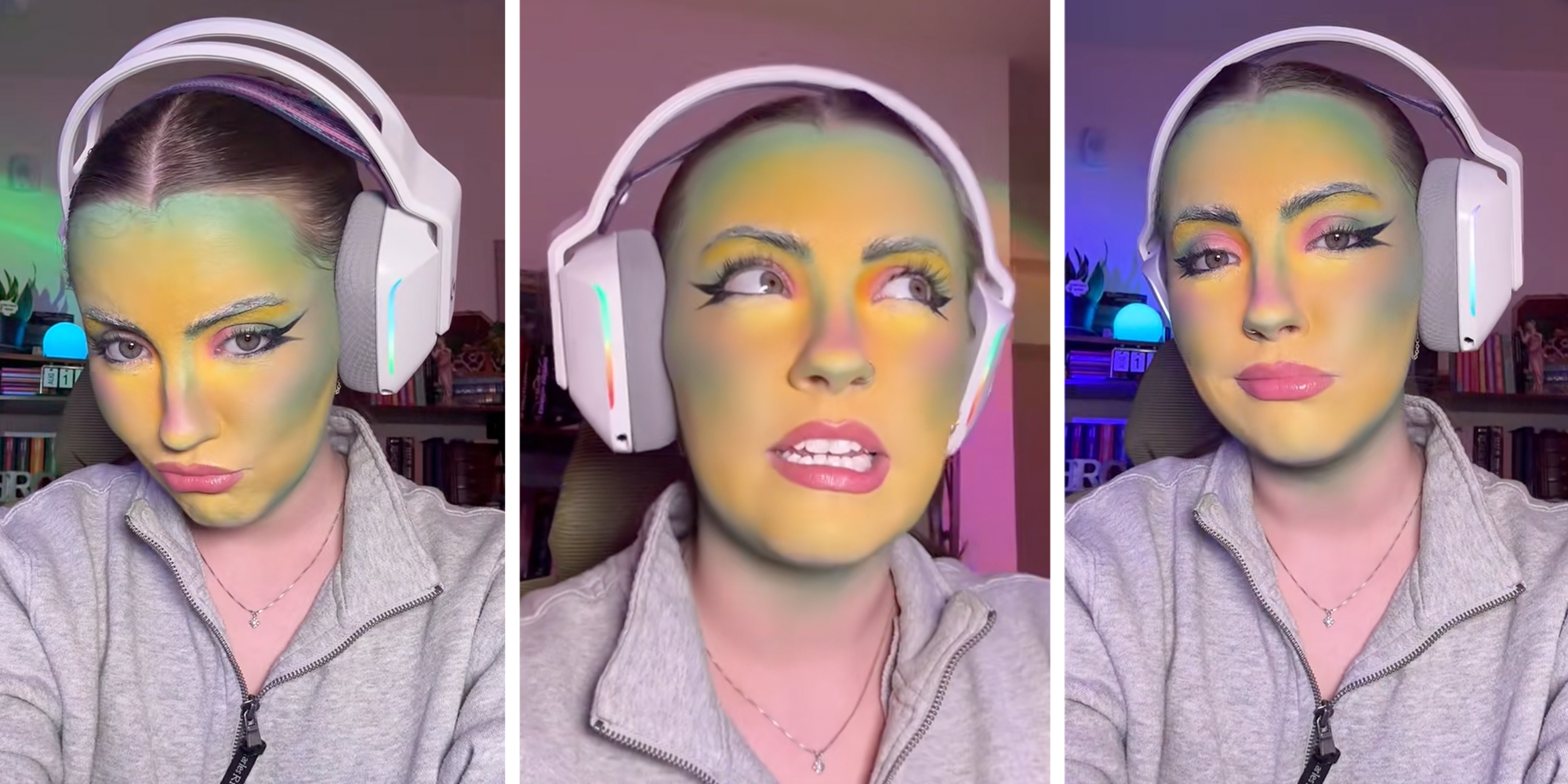 green face creator on tiktok