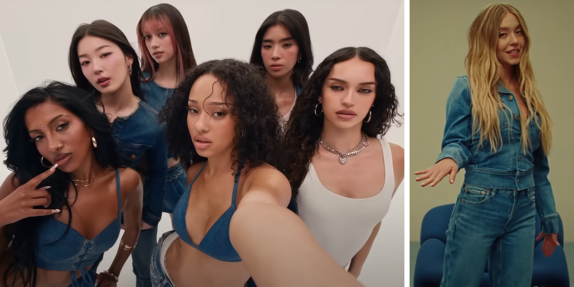 katseye denim wars jeans the gap