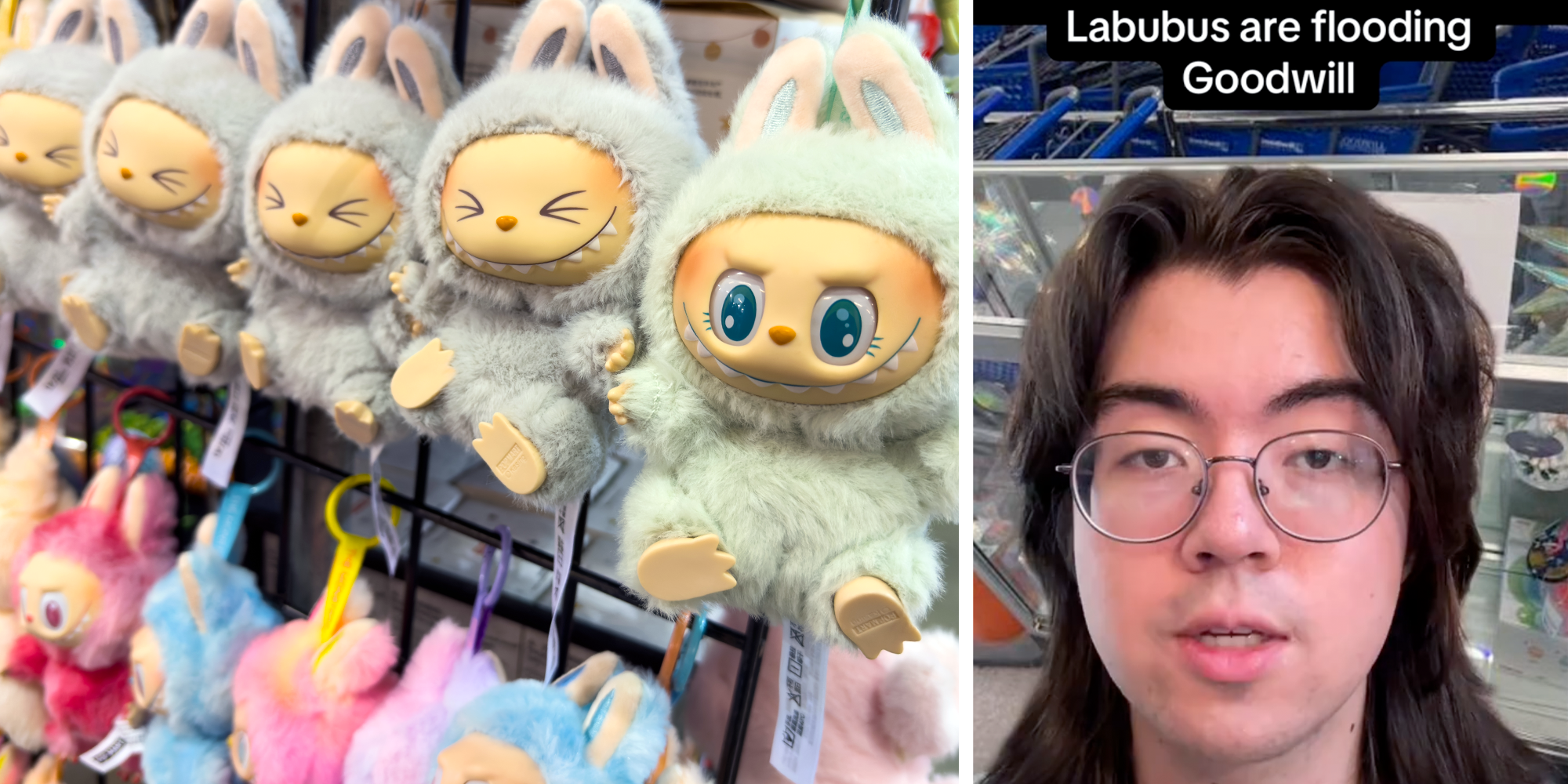 labubus are flooding goodwill