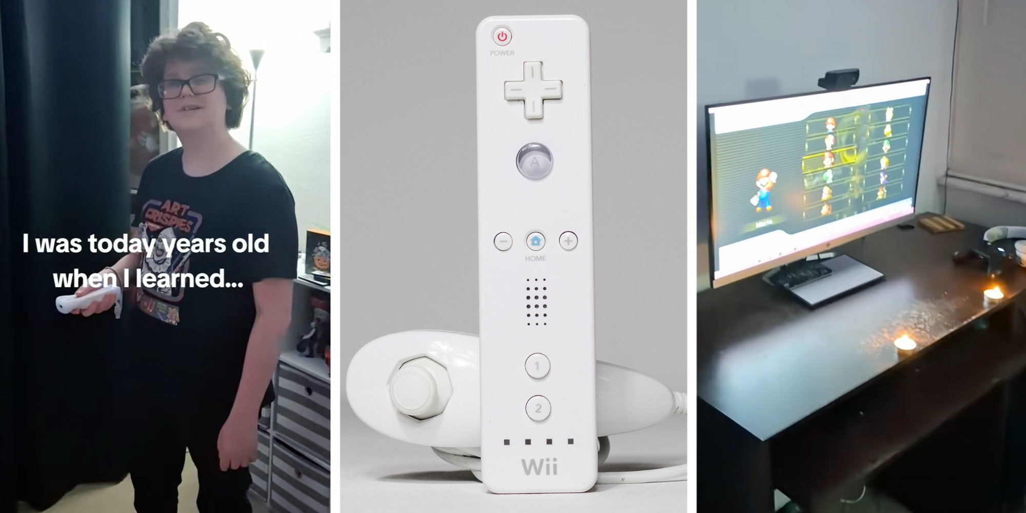 Fun fact: The Nintendo Wii censor bar can be replicated with fire or candles