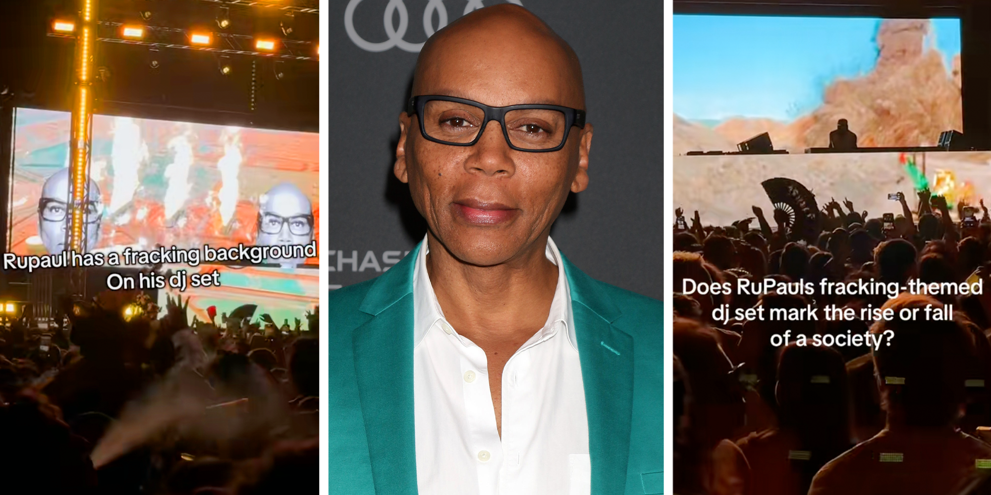 rupaul fracking imagery dj set