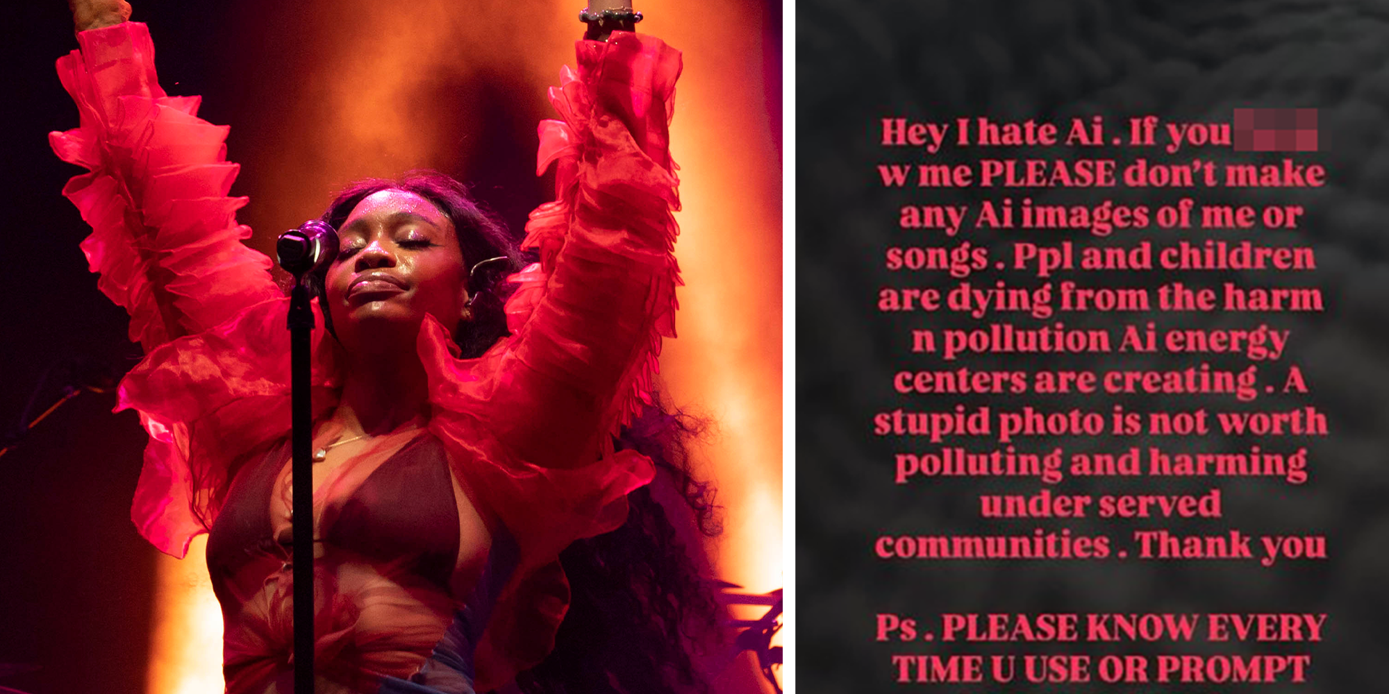 sza dont use ai likeness