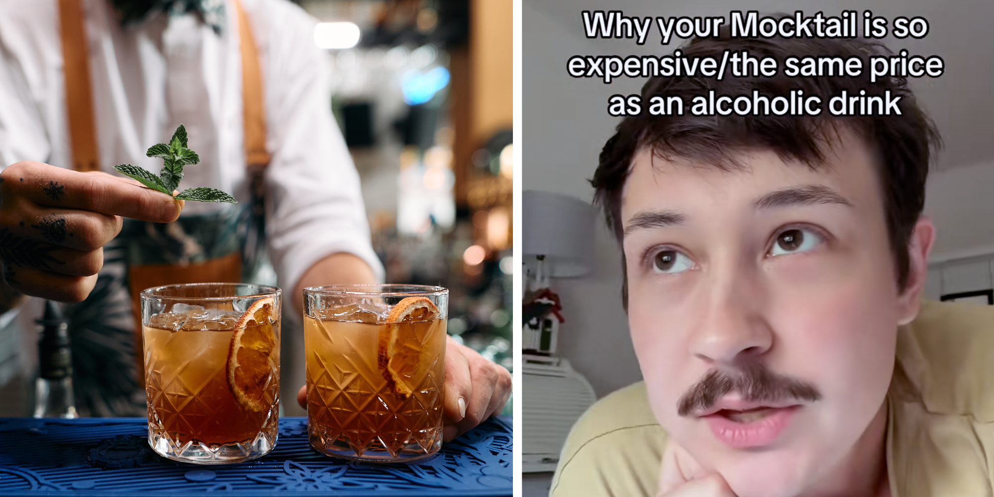 “Society is taught to disrespect labor”: Server explains why mocktails actually should cost more than an alcoholic drink