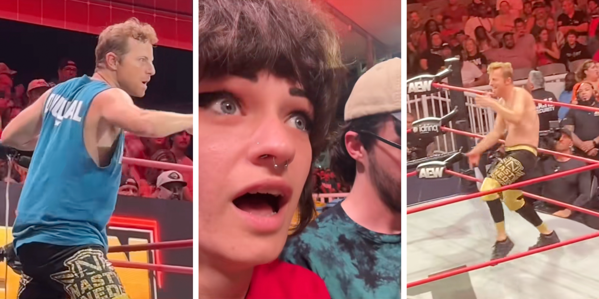 ned try guys aew wrestling as nasty ned