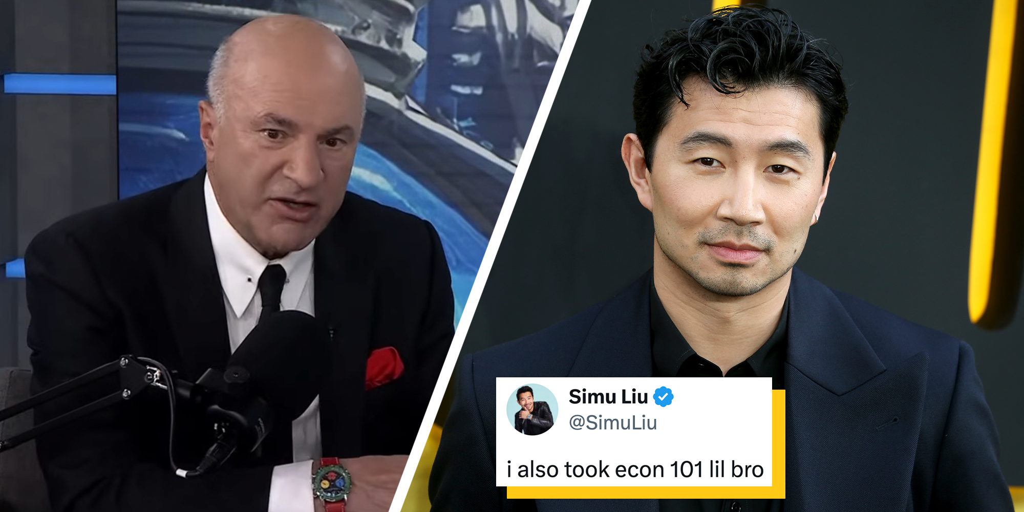 simu liu kevin oleary ai actors debate