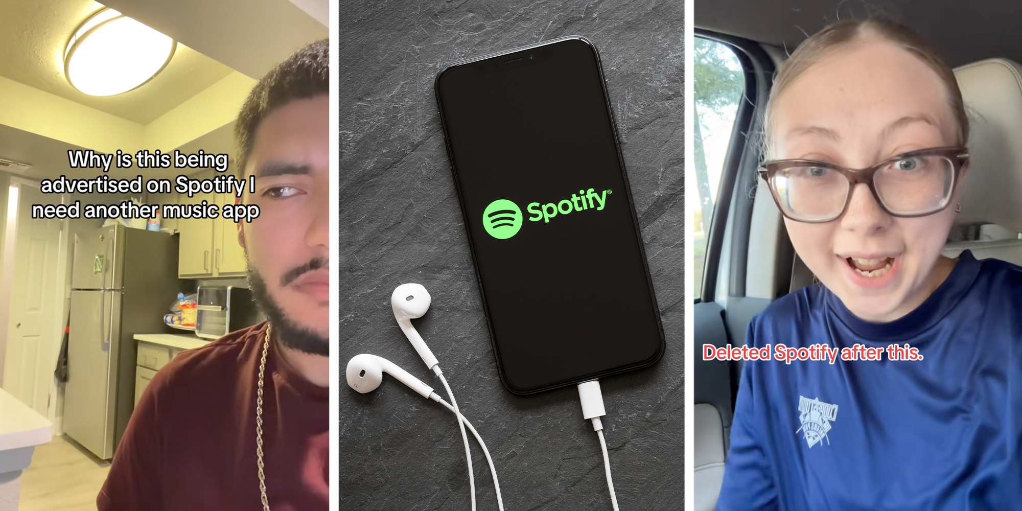spotify users react to ICE ads