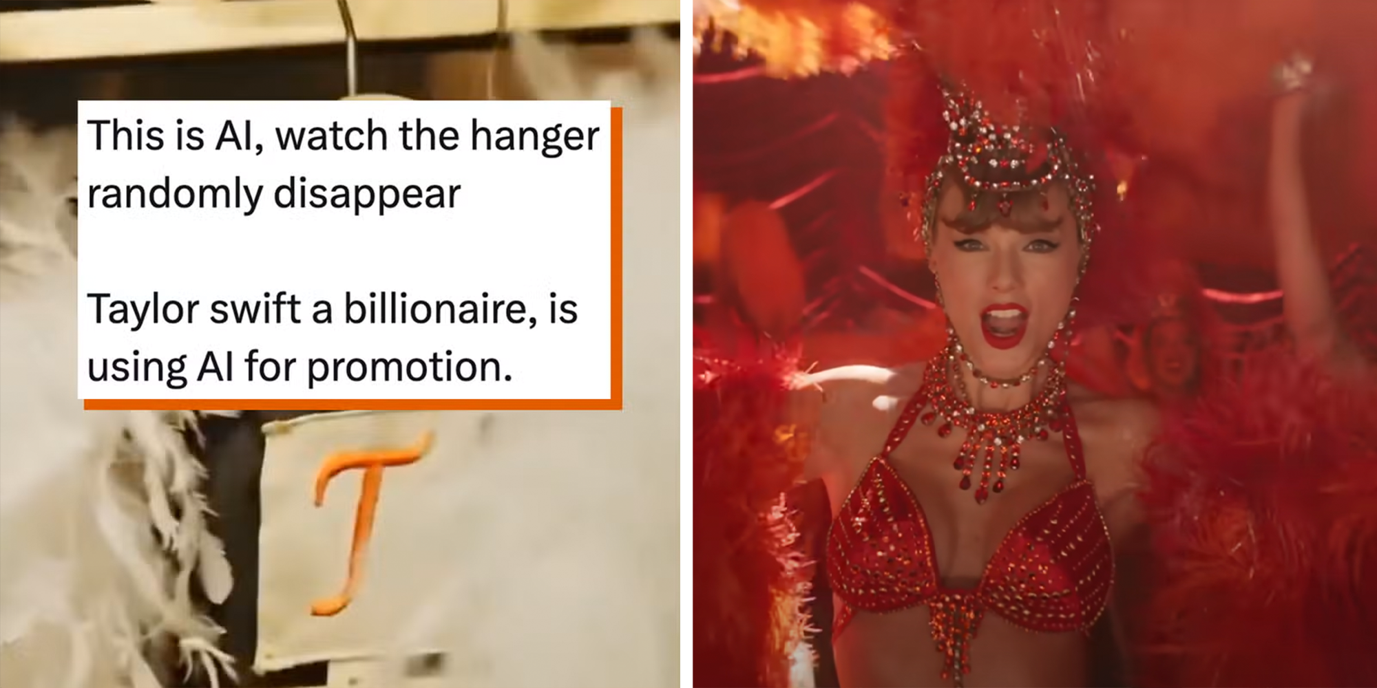 taylor swift ai life of a showgirl visuals