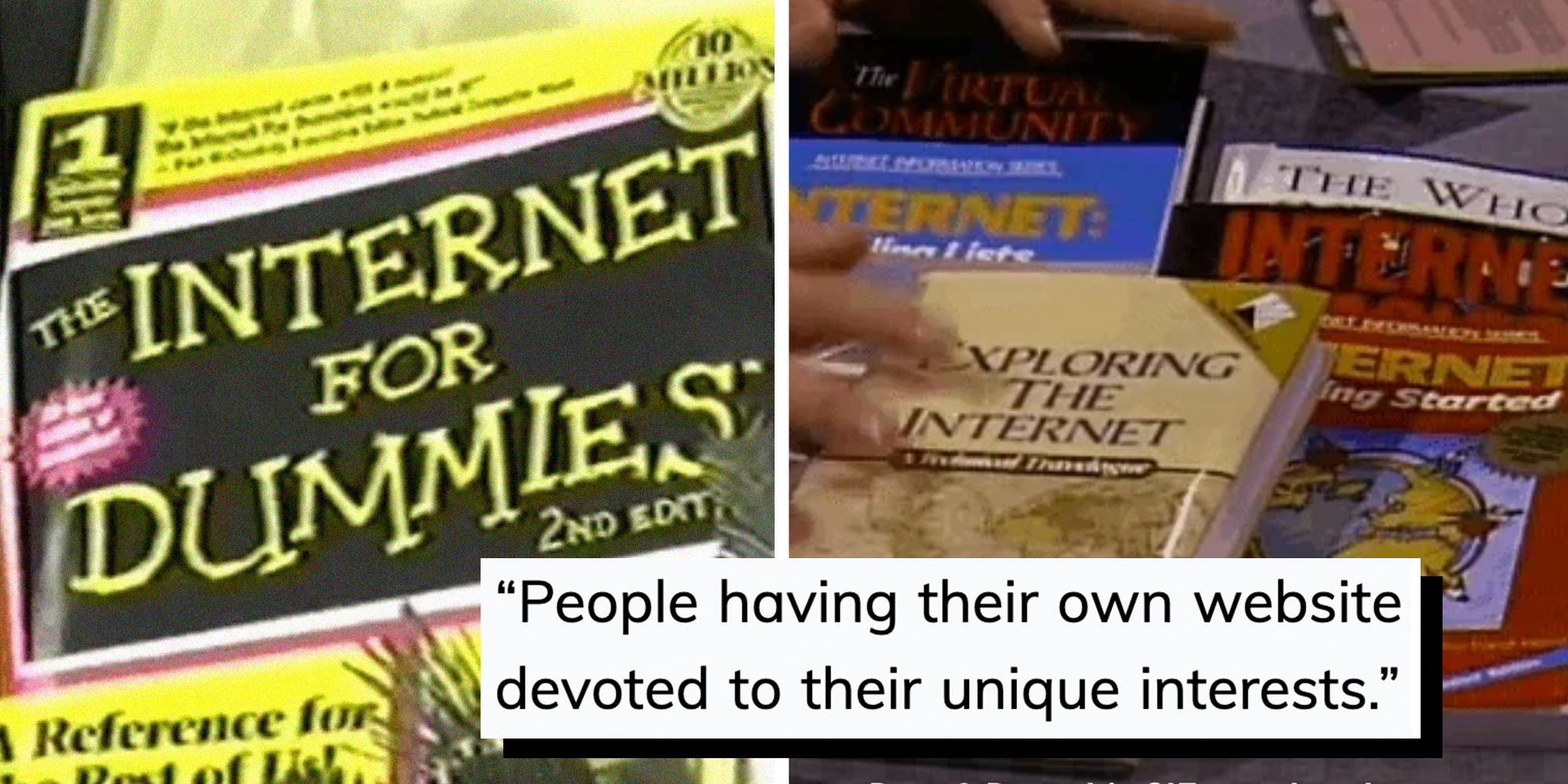 what people miss about the old internet