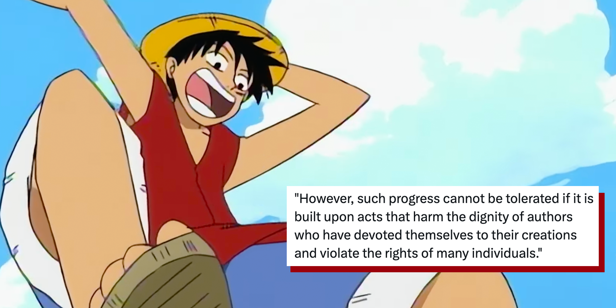 Shueisha statement against ai: