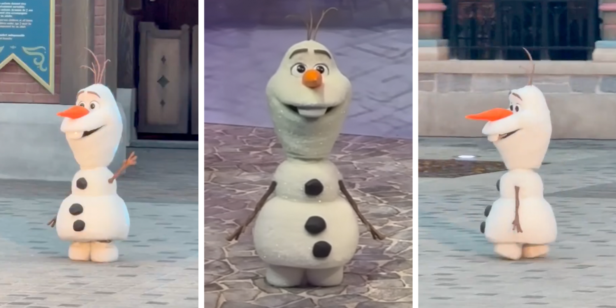 anamatronic olaf disney revealed
