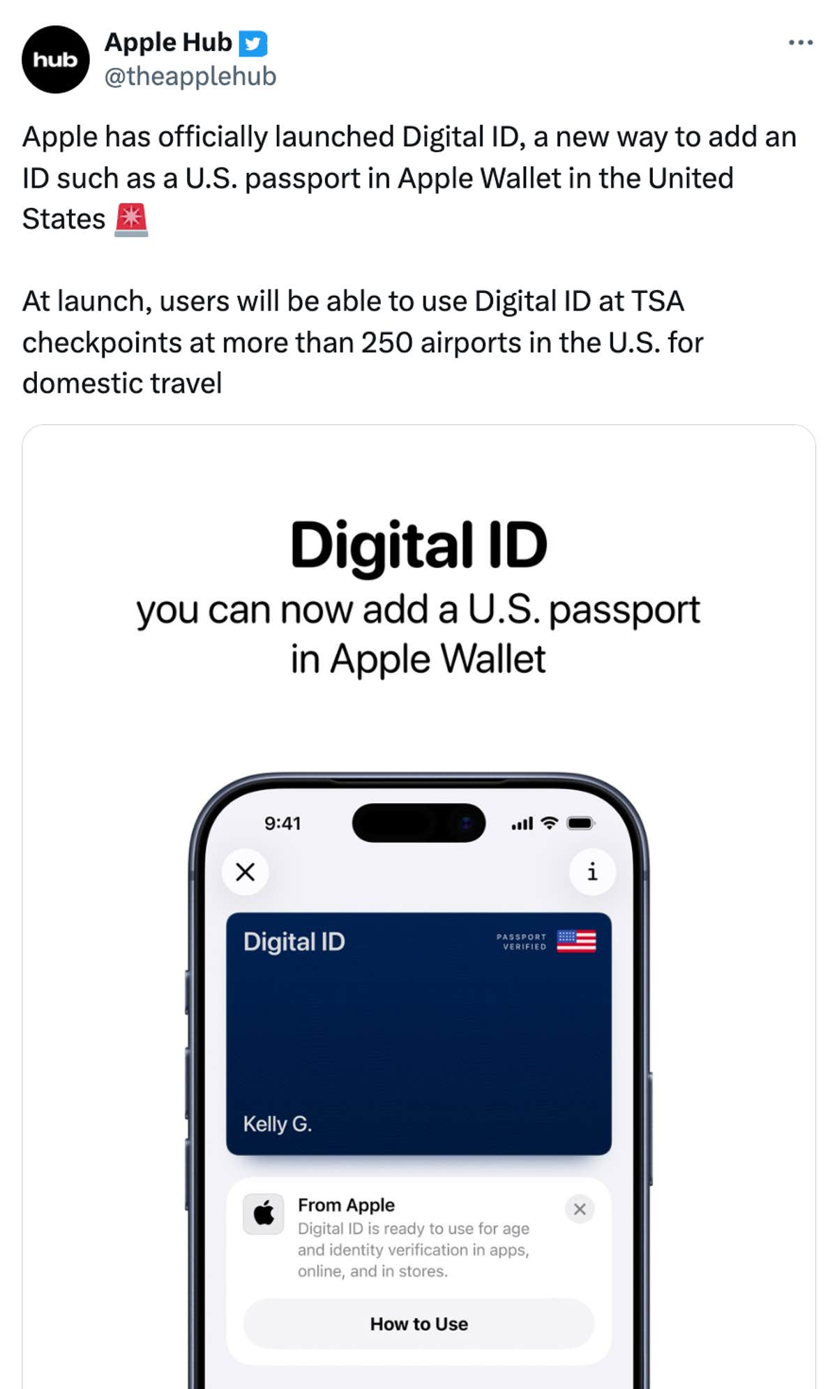 Apple just rolled out a "digital ID" passport feature. The skepticism
