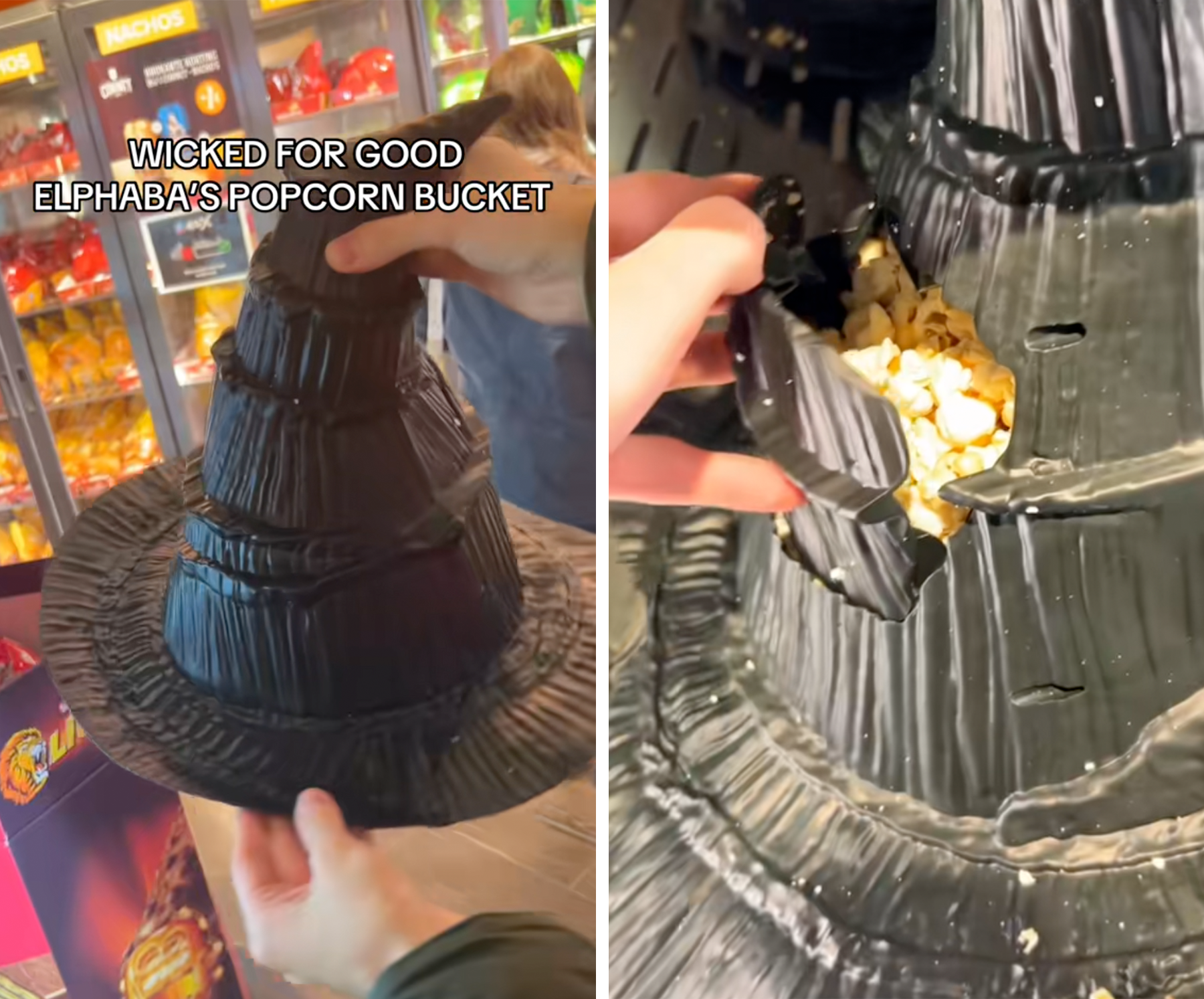 “Wicked For Good” popcorn buckets are selling out all over the world, but the prices are out of control