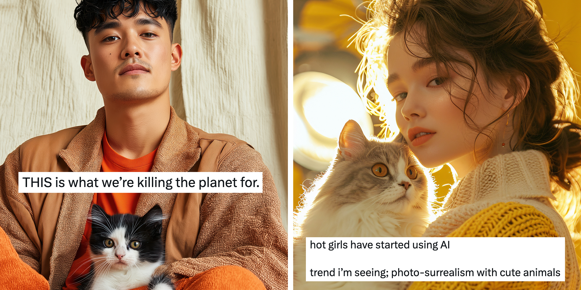 influencers using ai to add animals