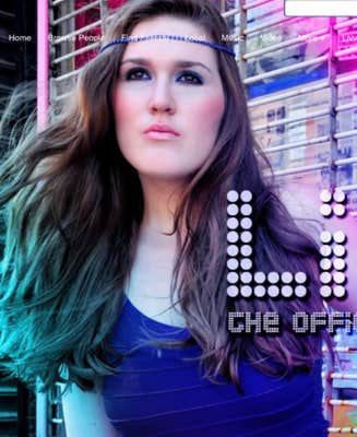 Olivia Nuzzi at 16 as popstar Livvi promotional photo