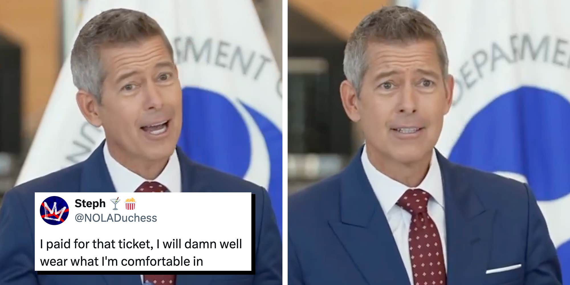 "A degradation in civility": Travelers react to Sean Duffy's suggestion to "dress a little better" on planes