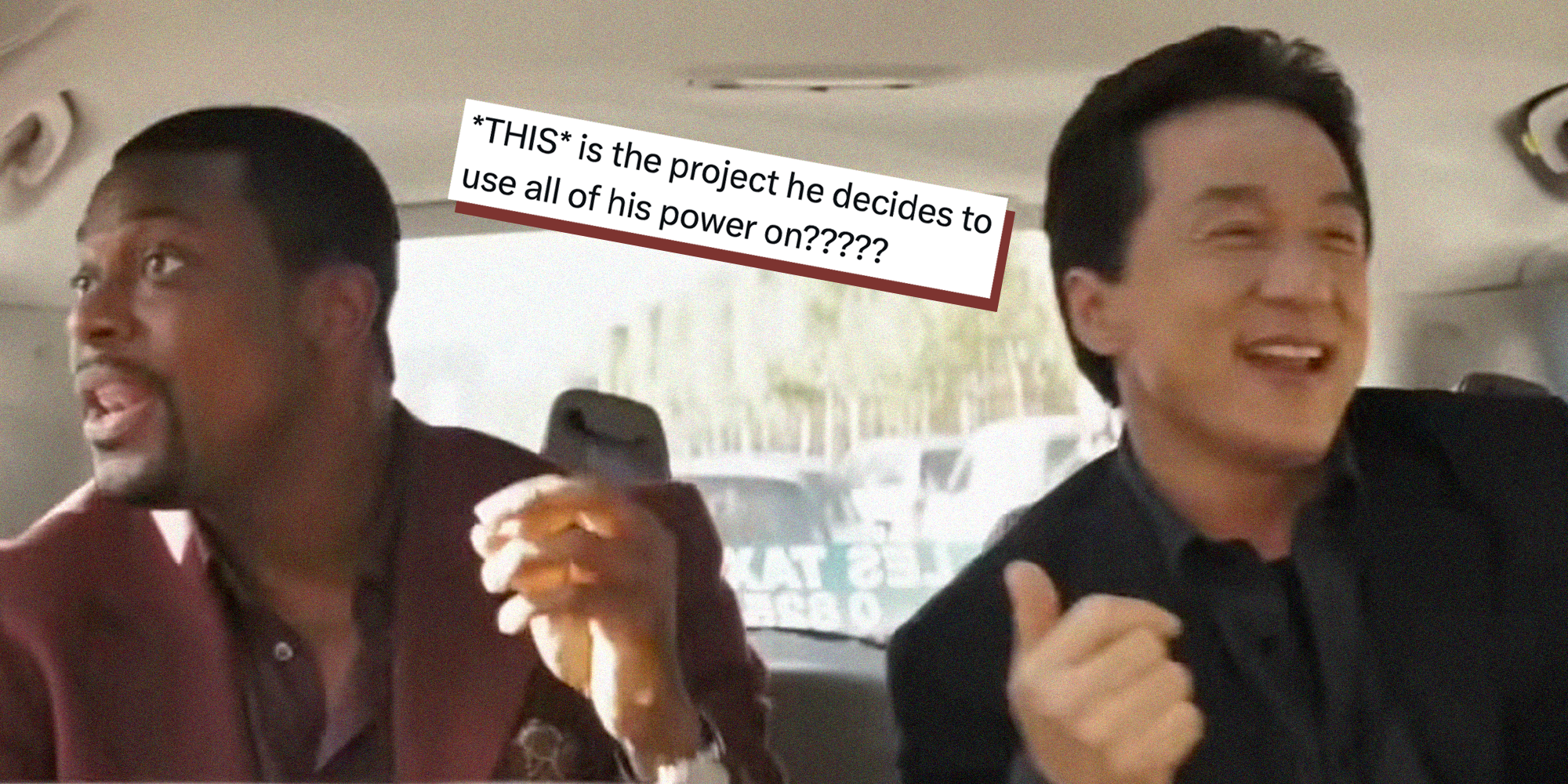 jackie chan and chris tucker: trump pushes paramount for rush hour 4