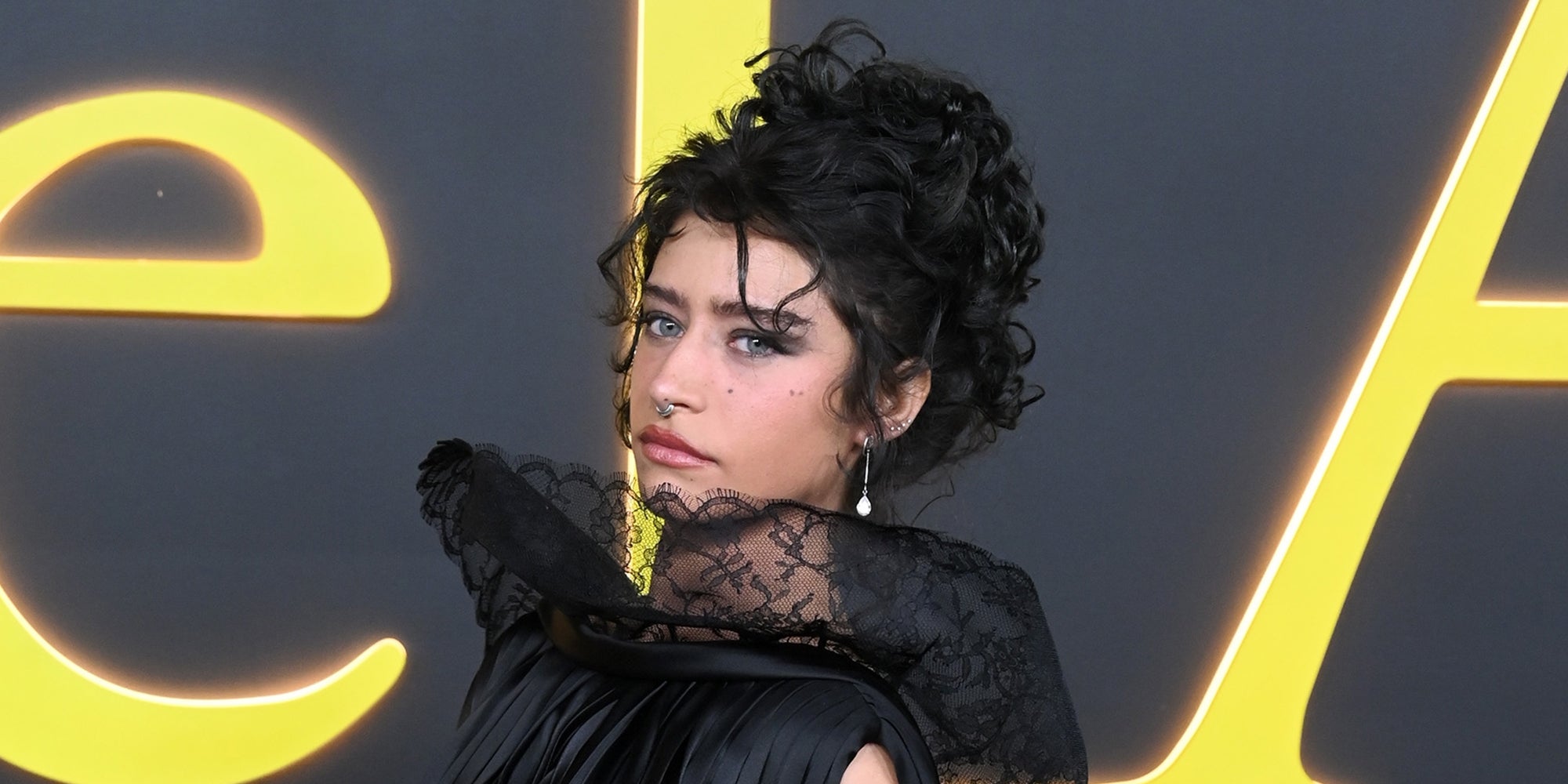 Actress Odessa A'zion at the 'I Love LA' Premiere Screening at the Paramount Theatre on October 28, 2025 in Los Angeles.