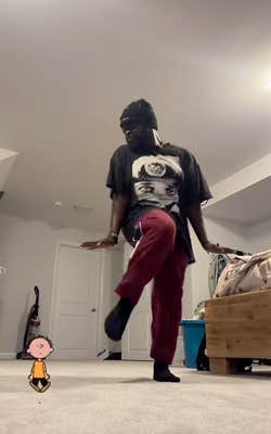 @idsam_1/TikTok, dancing like charlie brown on TikTok