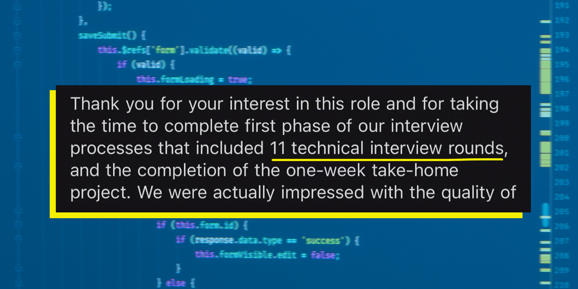 doesnt get the role after 11 interviews