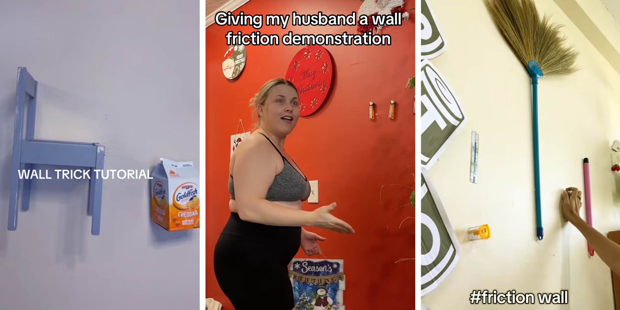 “If you’re my landlord, keep scrolling”: What is wall friction? TikTokers are making random objects into art