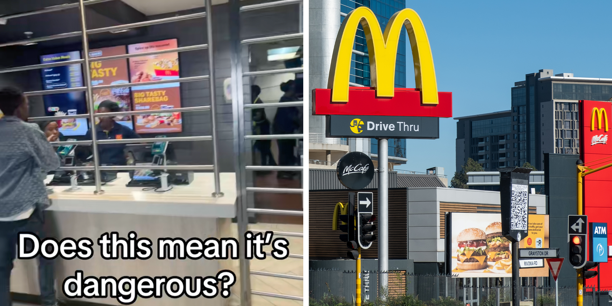 mcdonalds south africa bars inside