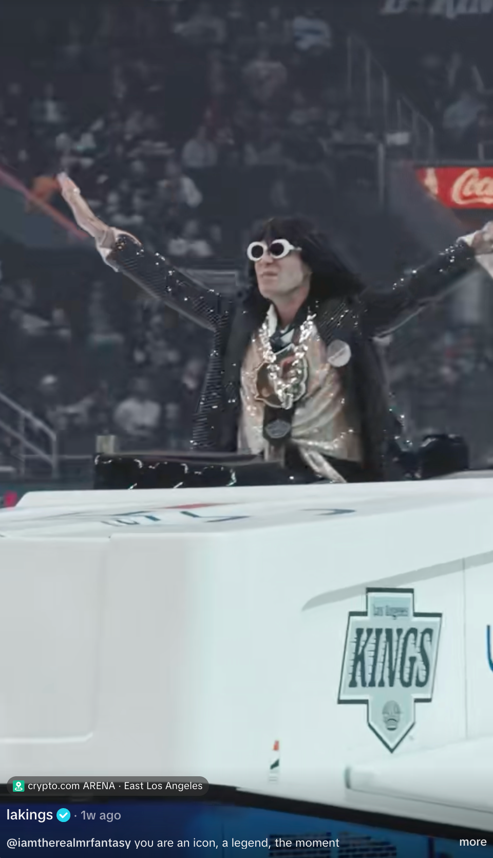 mr fantasy at la kings game