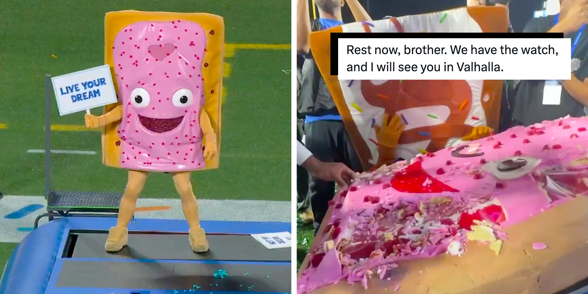 poptarts sacrified poptart bowl see you in valhalla