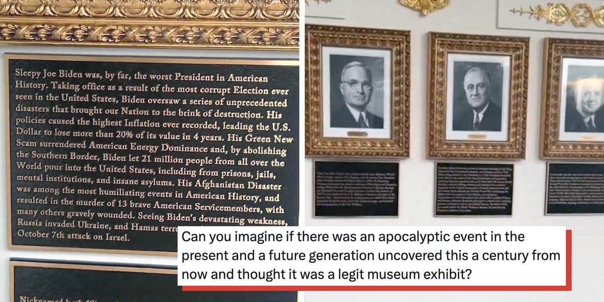 The White House adds long plaques to Presidential Walk of Fame