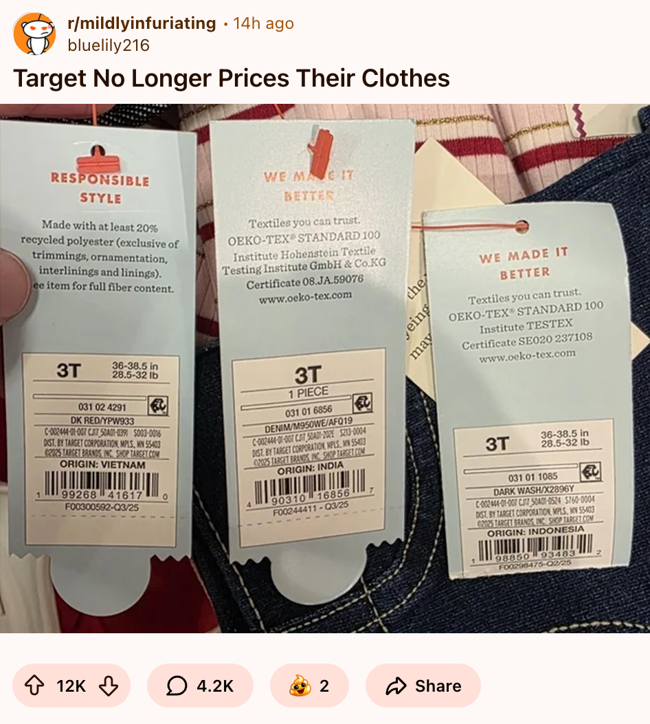 “They got me with this!”: Target is quietly removing prices from tags ...