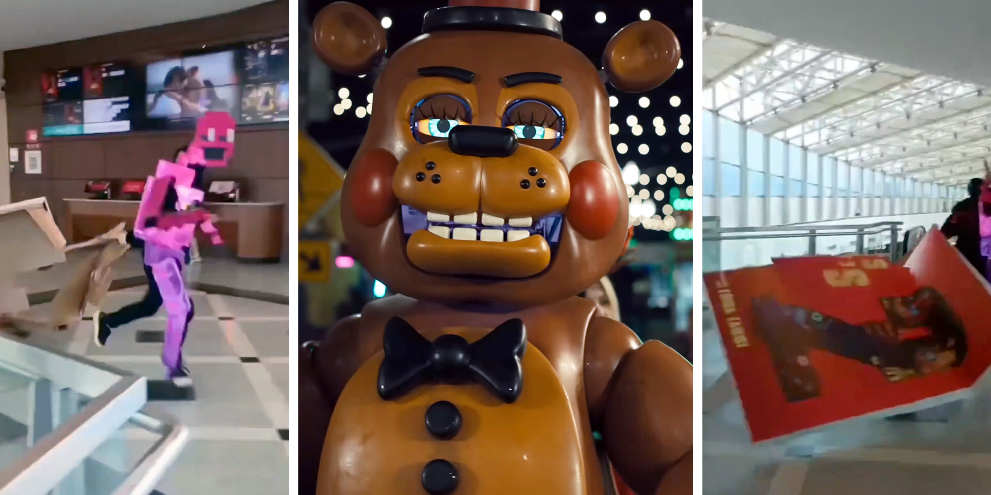 stealing five nights at freddys standees posters