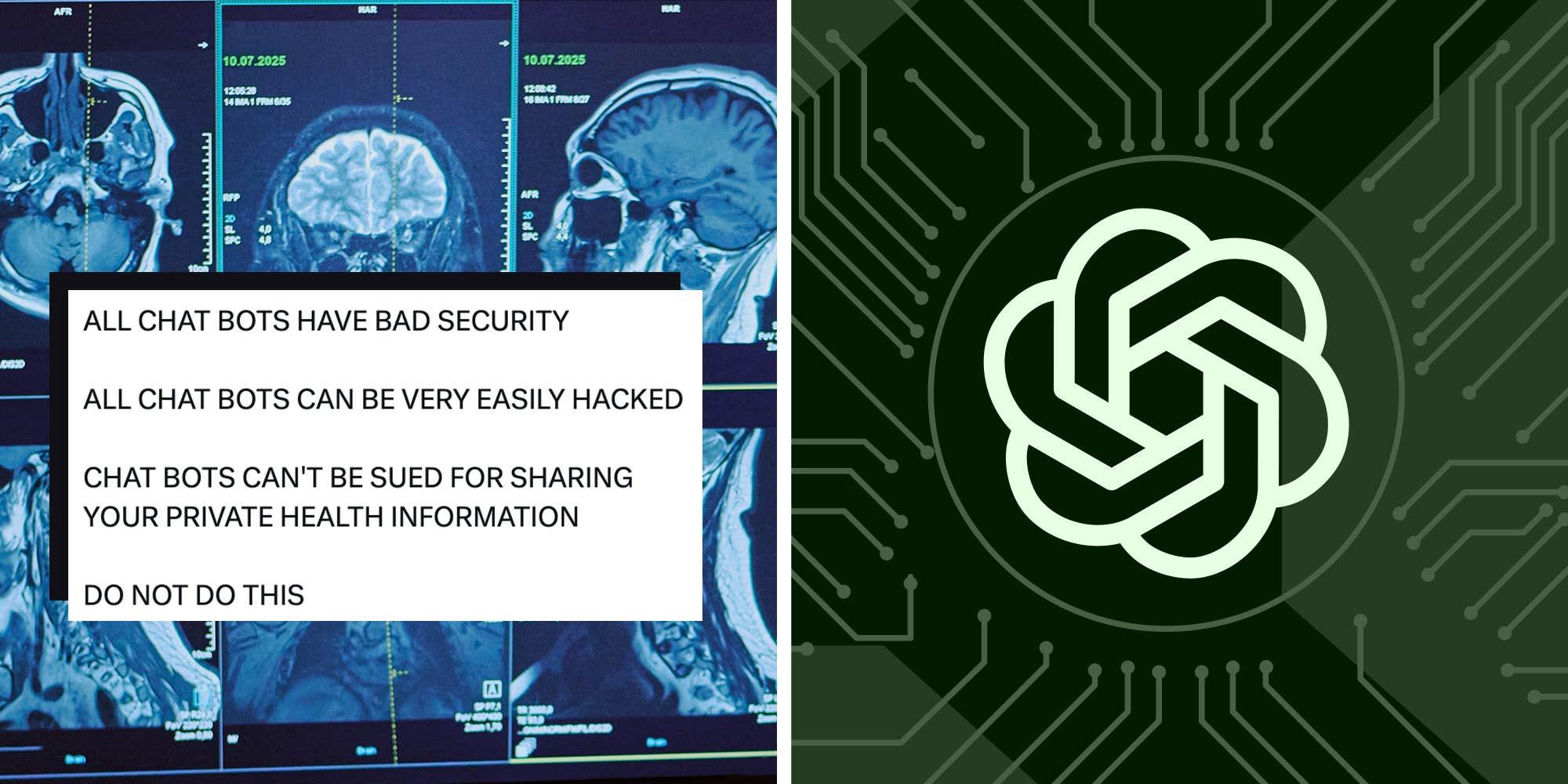 "Please trust us with your PERSONAL HEALTH DETAILS?": Experts warn against giving bots your medical records after OpenAI revealed "ChatGPT Health"
