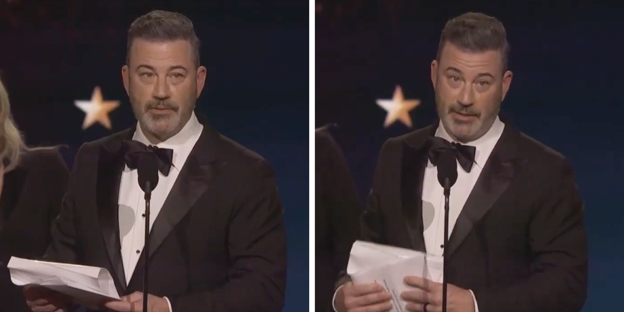 jimmy kimmel thanks trump critics choice awards