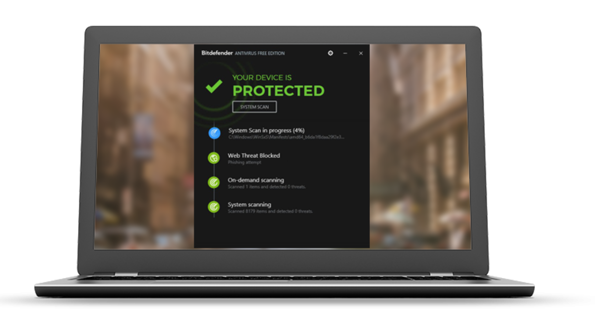 best free antivirus : Bitdefender